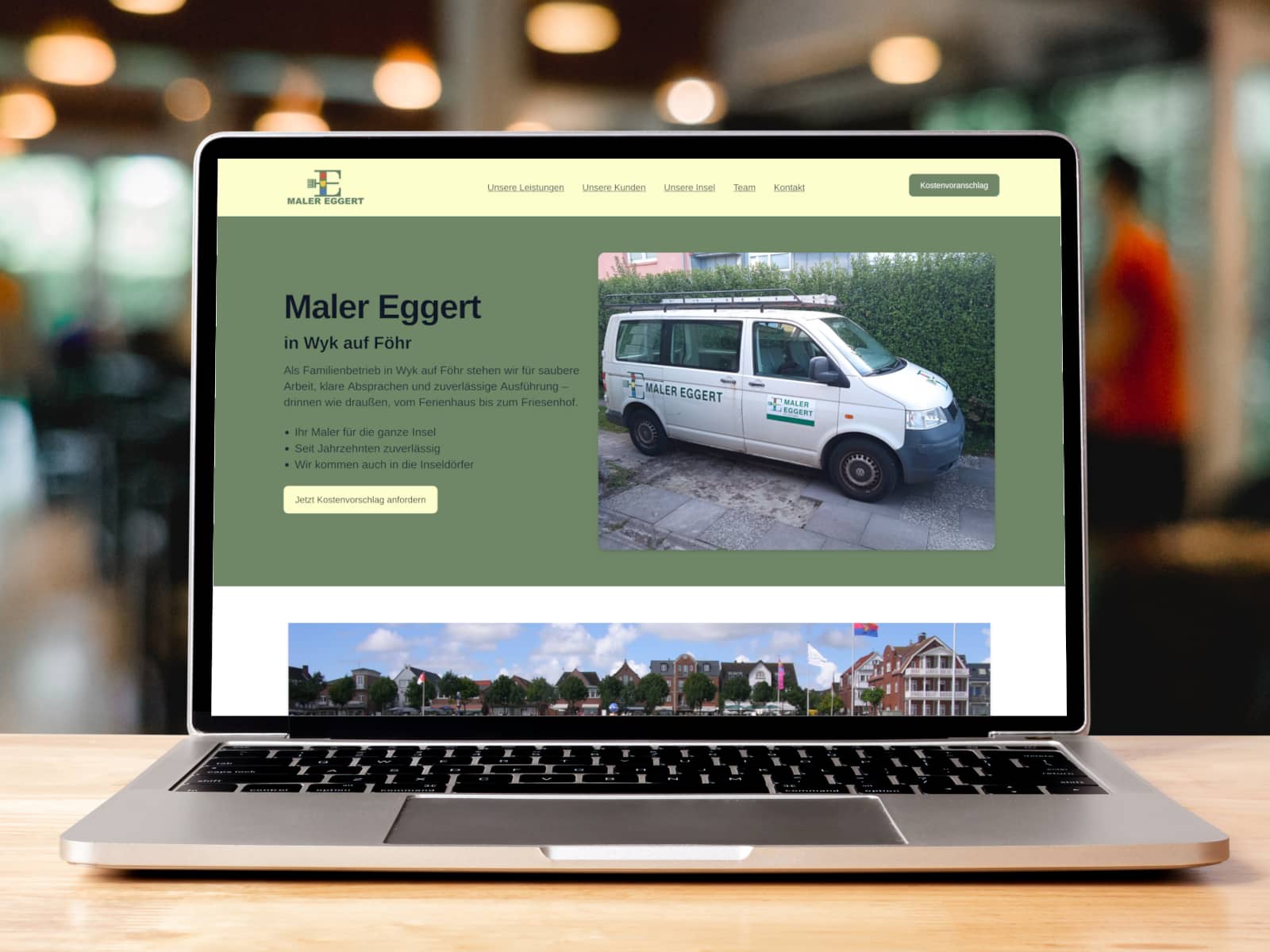 Maler Eggert in Wyk auf Föhr