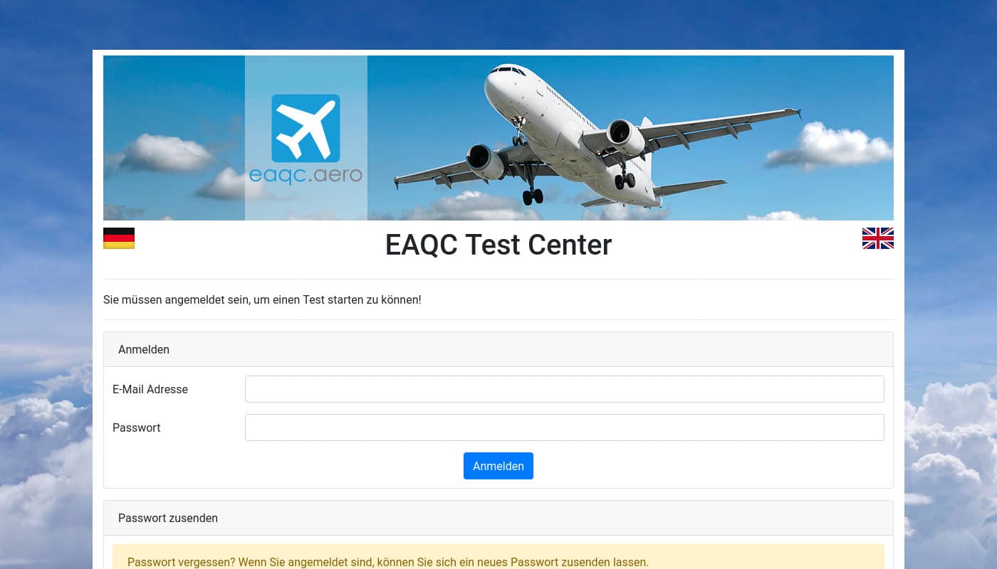 Eignungsdiagnostik Plattform EAQC.aero