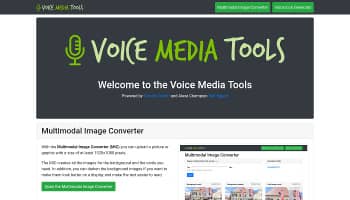 Tools to generate media for voice projects