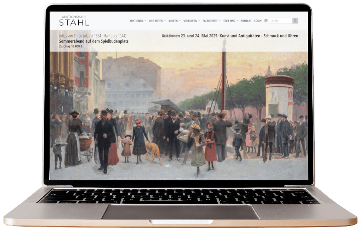 Auktionshaus Stahl Screenshot