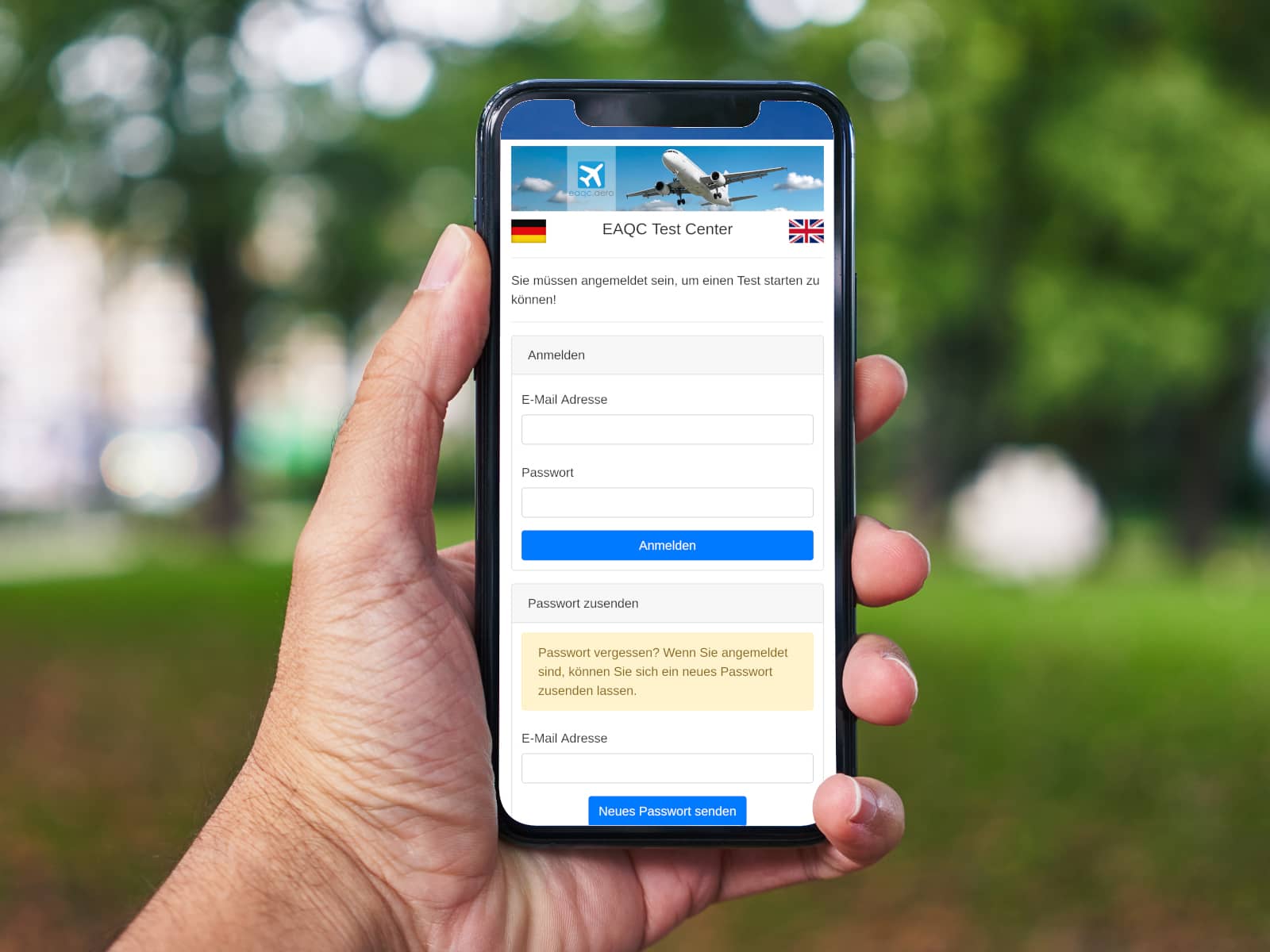 Eignungsdiagnostik Plattform EAQC.aero