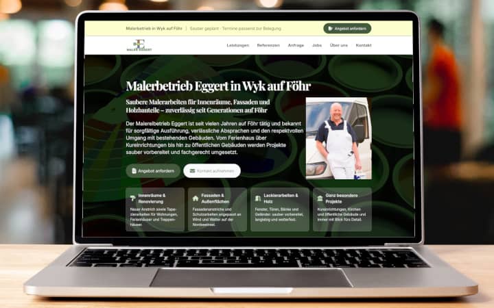 Maler Eggert: Homepage