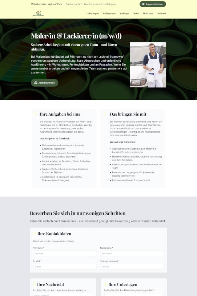 Referenz Maler Eggert