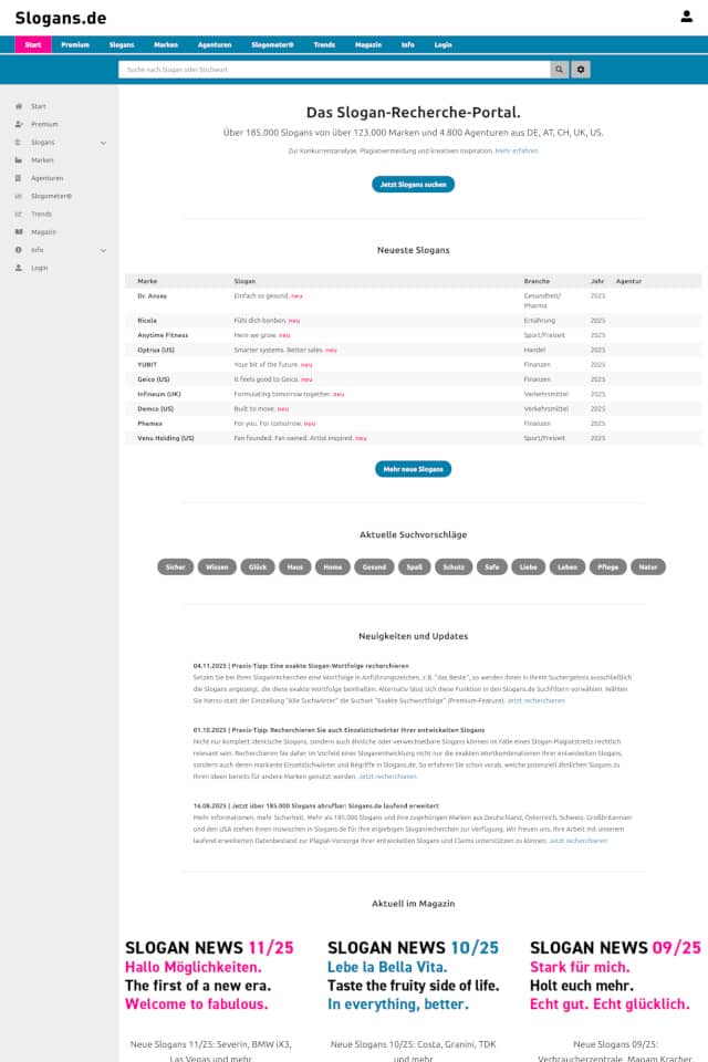 Referenz Slogans.de